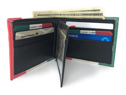 Printed Designs Bifold Wallets In Gift Box Cash Card Id Slots Mens Womens Youth-US 100 DOLLARS-