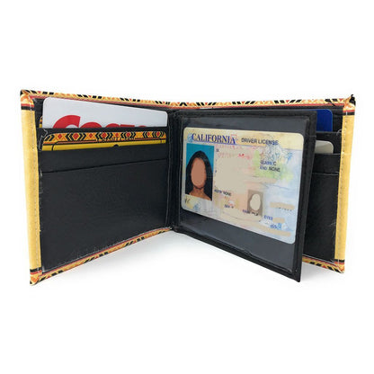 Printed Designs Bifold Wallets In Gift Box Cash Card Id Slots Mens Womens Youth-US 100 DOLLARS-