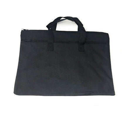 Money Deposit Bank Documents Tote Bags Pouch Promotional Conference 16inch X11inch-Black-