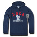 Pullover Hoodie Sweatshirt US Military Navy Air Force Army Marines Coast Guard-Coast Guard - Navy-Regular-Small
