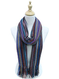 Casaba Stylish Striped Warm Winter Scarves Scarf Formal Mens Womens Unisex-Multi-Color-