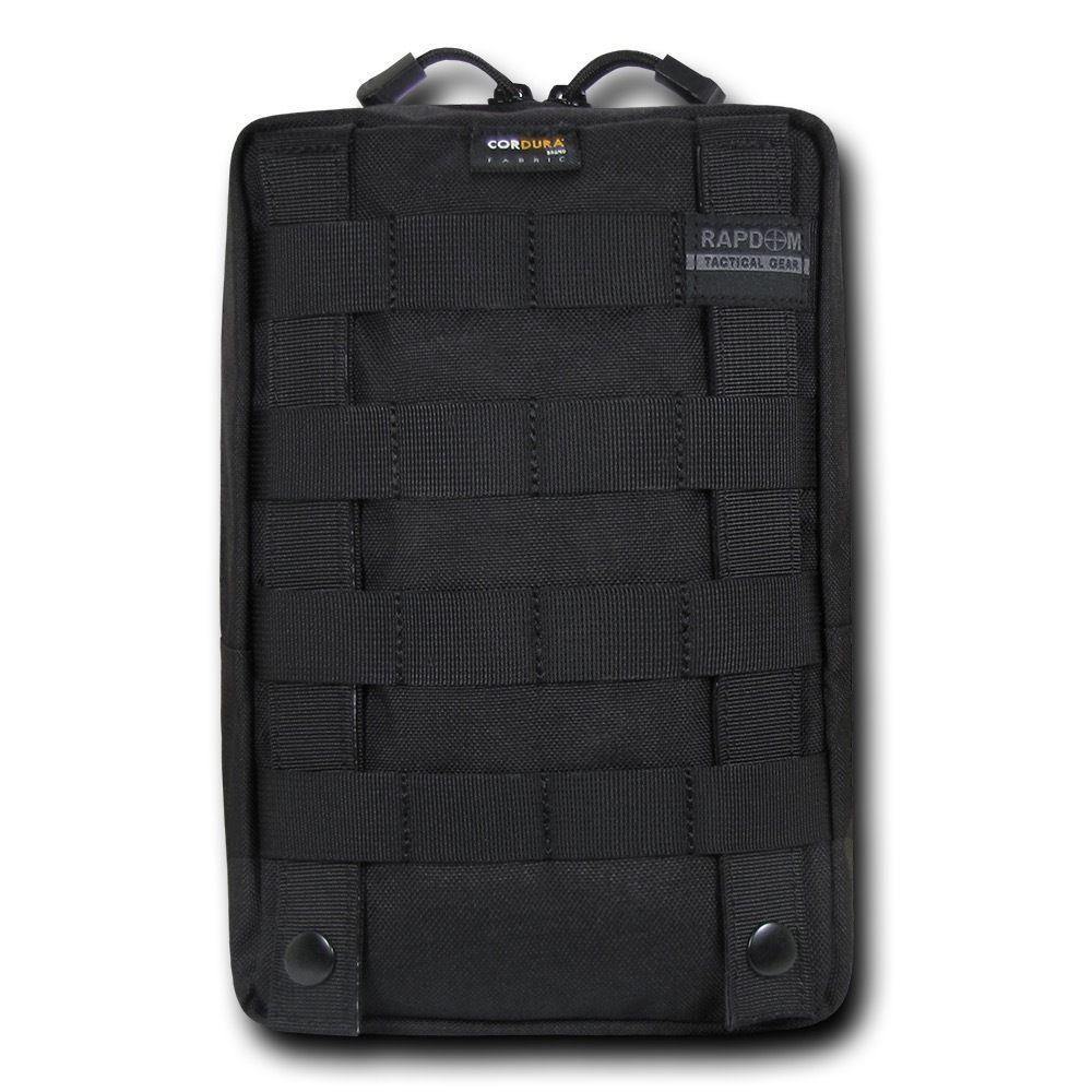 RAPDOM 6X10 Utility Pouch Vertical Tactical Gear Military-Black-