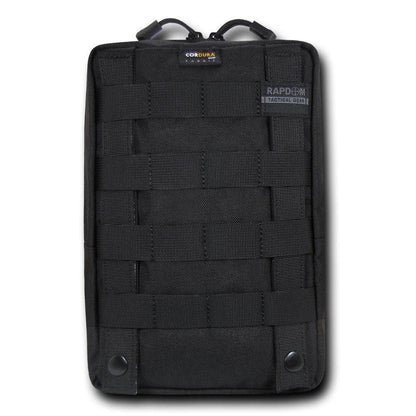 RAPDOM 6X10 Utility Pouch Vertical Tactical Gear Military-Black-
