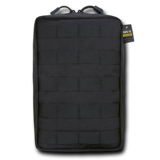 RAPDOM 6X10 Utility Pouch Vertical Tactical Gear Military-Black-