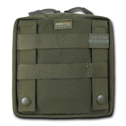RAPDOM Compact Utility Pouch Bag Travel Tactical Gear Military Army Molle 6X6-Black-