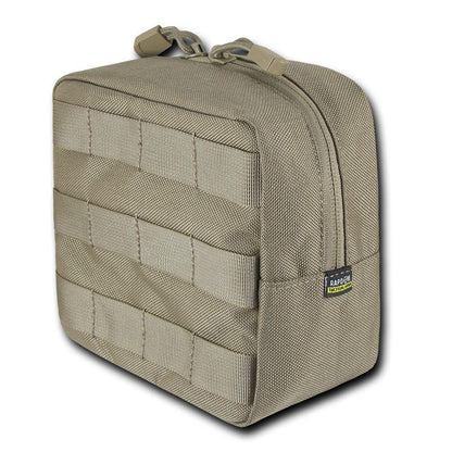 RAPDOM Compact Utility Pouch Bag Travel Tactical Gear Military Army Molle 6X6-Black-