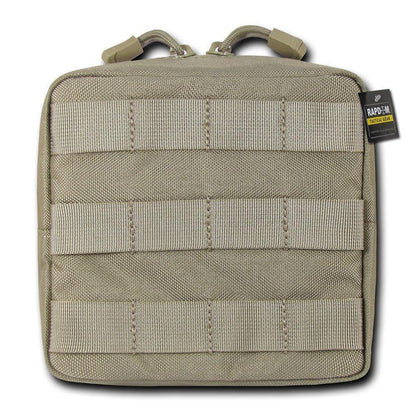 RAPDOM Compact Utility Pouch Bag Travel Tactical Gear Military Army Molle 6X6-Black-