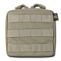 RAPDOM Compact Utility Pouch Bag Travel Tactical Gear Military Army Molle 6X6-khaki-