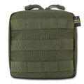 RAPDOM Compact Utility Pouch Bag Travel Tactical Gear Military Army Molle 6X6-Olive Drab-