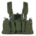 RAPDOM Heavy Duty Molle Webbing Rig Vest Military Army Law Enforcement-Olive-