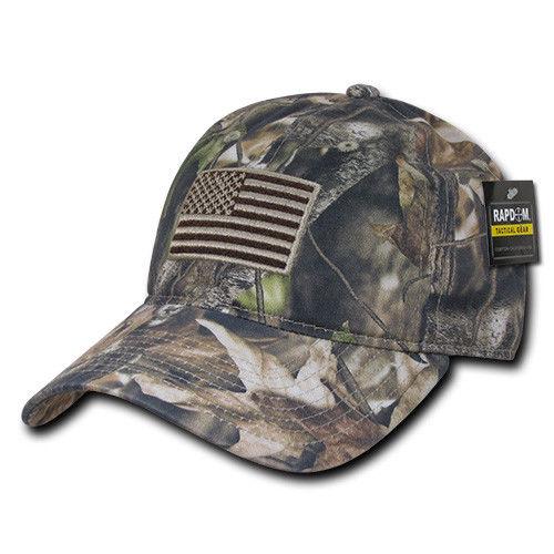 RAPDOM Hybricam Relaxed Tactical Military Army Hunting Patch USA Flag Hats Caps-