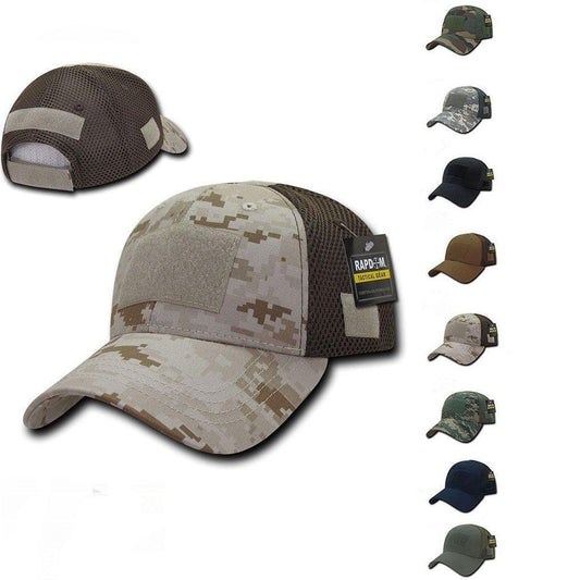 Low Crown Air Mesh Constructed Military Tactical Operator Patch Cap Hats-ACU-
