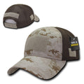 Low Crown Air Mesh Constructed Military Tactical Operator Patch Cap Hats-DESERT DIGITAL-