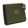 RAPDOM Men'S Tri-Fold Wallet Tactical Non Stick Id Window 18 Compartment/Pocket-Olive Drab-