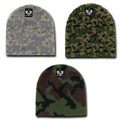 Rapid Dominance Military Camouflage Beanies Knit Watch Gi Jacquard Warm Winter Caps Hats-Universal Digital-
