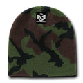 Rapid Dominance Military Camouflage Beanies Knit Watch Gi Jacquard Warm Winter Caps Hats-Woodland-