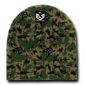 Rapid Dominance Military Camouflage Beanies Knit Watch Gi Jacquard Warm Winter Caps Hats-Woodland Digital-