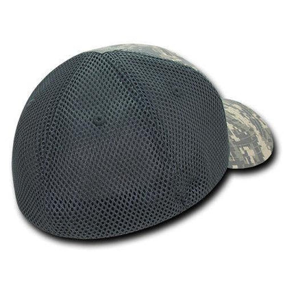 Rapdom Military Operator Tactical Air Mesh Flex Low Crown Duty Patch Caps Hats-ACU-