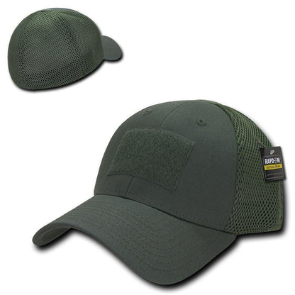 Rapdom Military Operator Tactical Air Mesh Flex Low Crown Duty Patch Caps Hats-ACU-