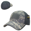 Rapdom Military Operator Tactical Air Mesh Flex Low Crown Duty Patch Caps Hats-ACU-