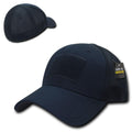 Rapdom Military Operator Tactical Air Mesh Flex Low Crown Duty Patch Caps Hats-NAVY-
