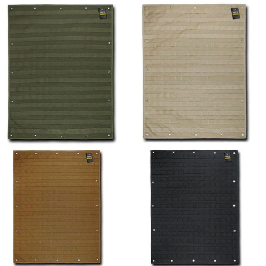 RAPDOM Molle Organizer Panel 24inch X 32inch Tactical Gear Supports Military Specs-Black-