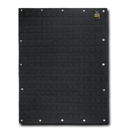 RAPDOM Molle Organizer Panel 24inch X 32inch Tactical Gear Supports Military Specs-Black-