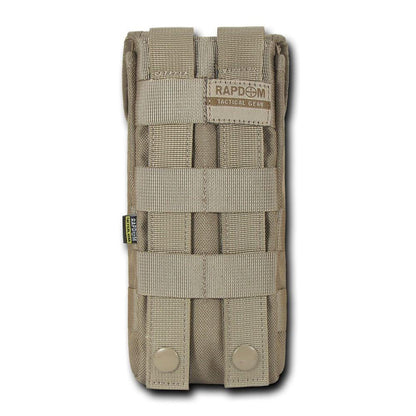 RAPDOM Molle Water Pouch Hiking Hunting Boating Climbing Games Survival Kit-Black-
