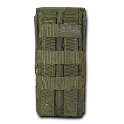 RAPDOM Molle Water Pouch Hiking Hunting Boating Climbing Games Survival Kit-Black-
