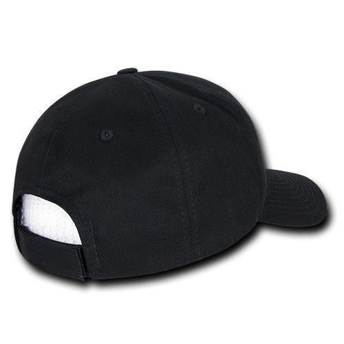Rapdom USA American Flag Tbl Trl Tactical Operator Cotton Baseball Hats Caps-BLACK-