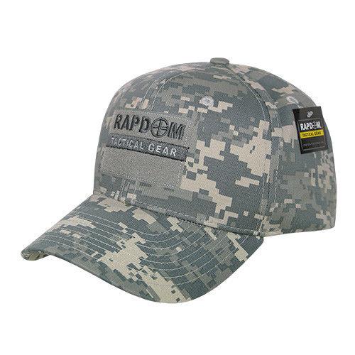 Rapdom USA American Flag Tbl Trl Tactical Operator Cotton Baseball Hats Caps-BLACK-