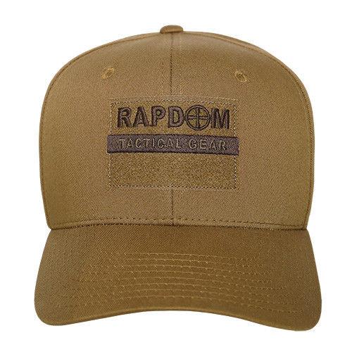 Rapdom USA American Flag Tbl Trl Tactical Operator Cotton Baseball Hats Caps-BLACK-