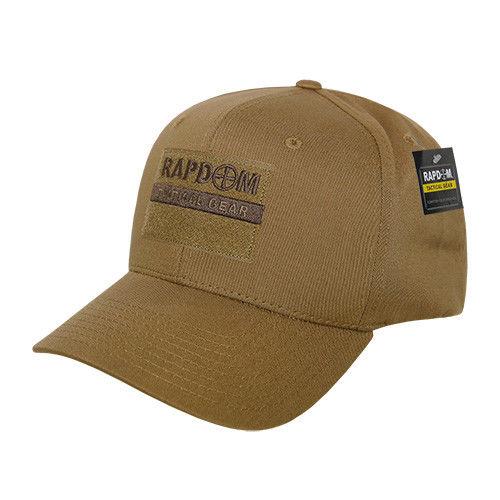 Rapdom USA American Flag Tbl Trl Tactical Operator Cotton Baseball Hats Caps-BLACK-