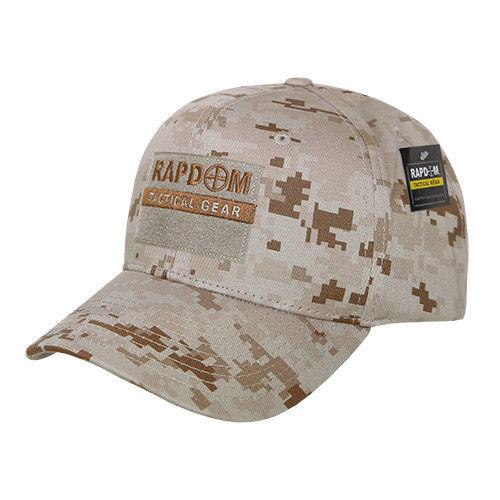 Rapdom USA American Flag Tbl Trl Tactical Operator Cotton Baseball Hats Caps-BLACK-