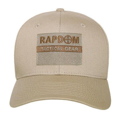 Rapdom USA American Flag Tbl Trl Tactical Operator Cotton Baseball Hats Caps-BLACK-