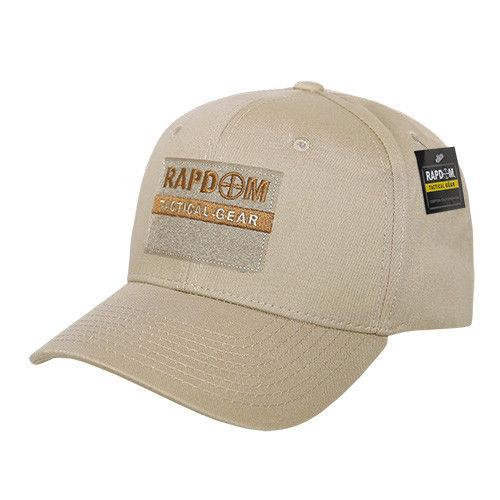 Rapdom USA American Flag Tbl Trl Tactical Operator Cotton Baseball Hats Caps-BLACK-