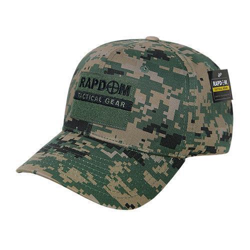 Rapdom USA American Flag Tbl Trl Tactical Operator Cotton Baseball Hats Caps-BLACK-