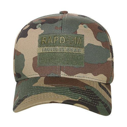 Rapdom USA American Flag Tbl Trl Tactical Operator Cotton Baseball Hats Caps-BLACK-