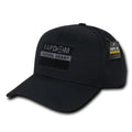 Rapdom USA American Flag Tbl Trl Tactical Operator Cotton Baseball Hats Caps-RDT-BLK-