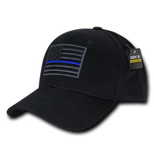 Rapdom USA American Flag Tbl Trl Tactical Operator Cotton Baseball Hats Caps-TBL-BLK-