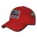Rapdom USA American Flag Tbl Trl Tactical Operator Cotton Baseball Hats Caps-TRL-RED-