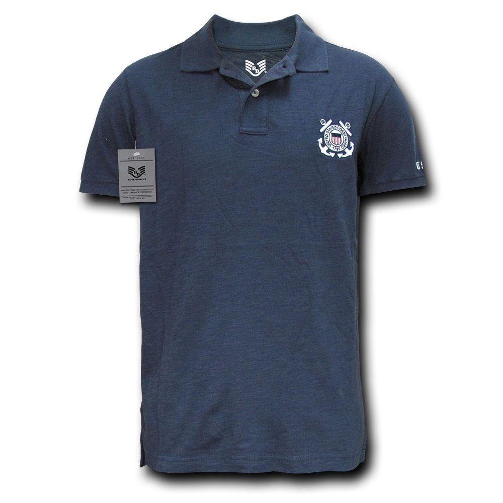 Rapid Choice Polo Lightweight Military Air Force Marine Navy Army T-Shirts Tees-Air Force - Navy-Regular-Small
