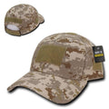 Rapid Dom 6 Panel Patch Hats Caps Cotton Military Tactical Structured Operator-DESERT DIGITAL-