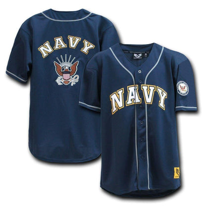 Rapid Dominance Air Force Military Army Navy Jersey Sports Baseball Football-Navy - Navy-Regular-Small