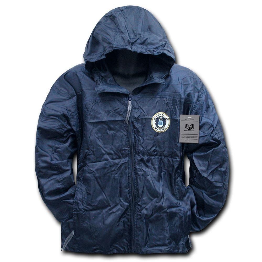Rapid Dominance Air Force Navy Police Security Military Windbreaker Jacket-Air Force - Navy-Regular-Medium