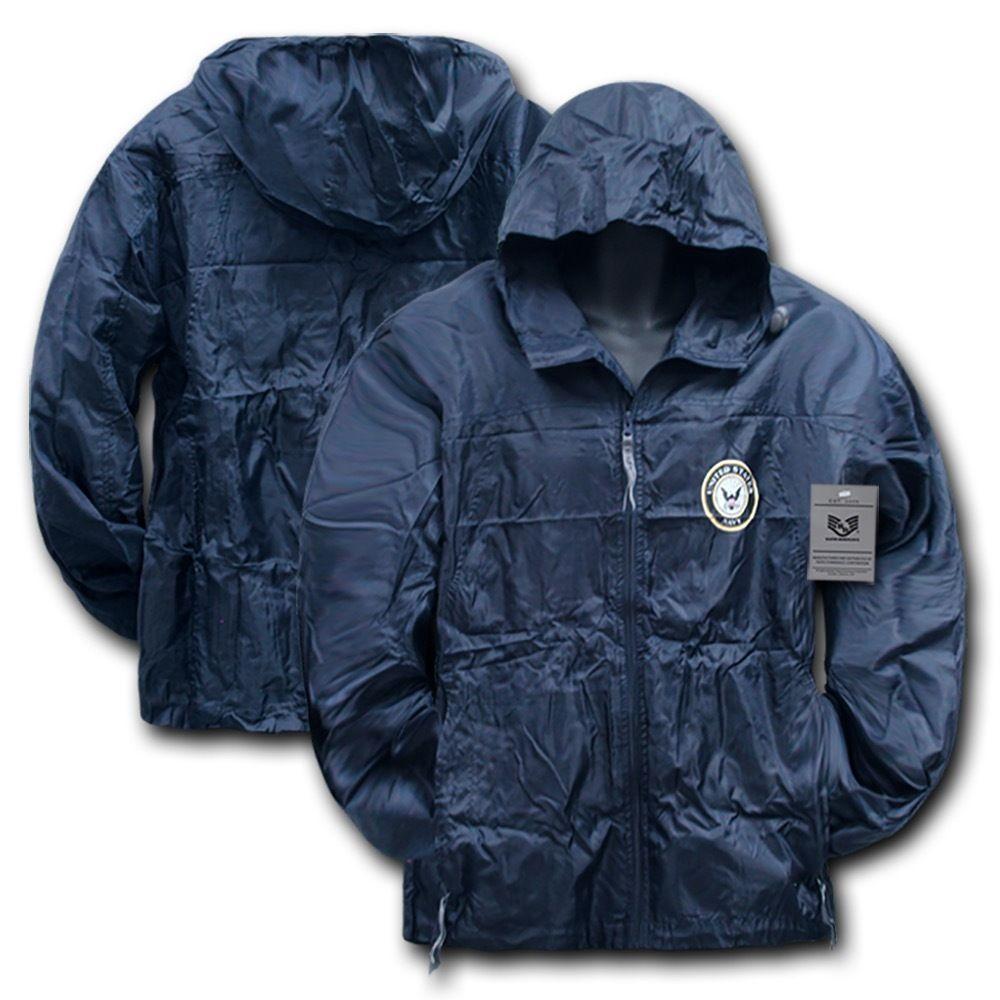 Rapid Dominance Air Force Navy Police Security Military Windbreaker Jacket-Navy - Navy-Regular-Medium