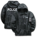 Rapid Dominance Air Force Navy Police Security Military Windbreaker Jacket-Police - Black-Regular-Medium