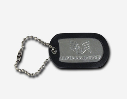 Rapid Dominance Aluminum Dog Id Army Military Tag Silicone Dog Tag Silencer-