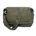 Rapid Dominance Durable Cotton Canvas Classic Military Shoulder Messenger Bags-Olive-