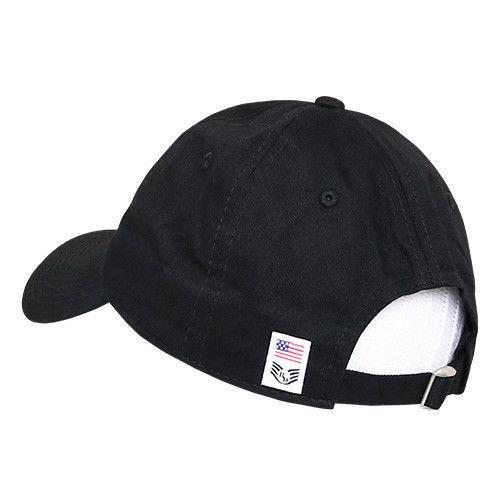 Rapid Dominance Freedom Relaxed Patriotic USA Flag Baseball Caps Hats-Black-